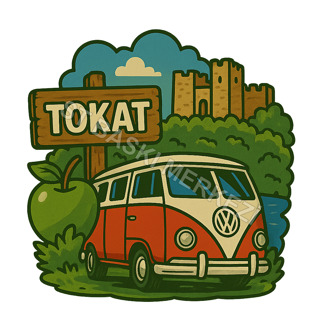 Tokat Ahşap Magnet – Toptan UV Baskılı Retro Hediyelik Magnet