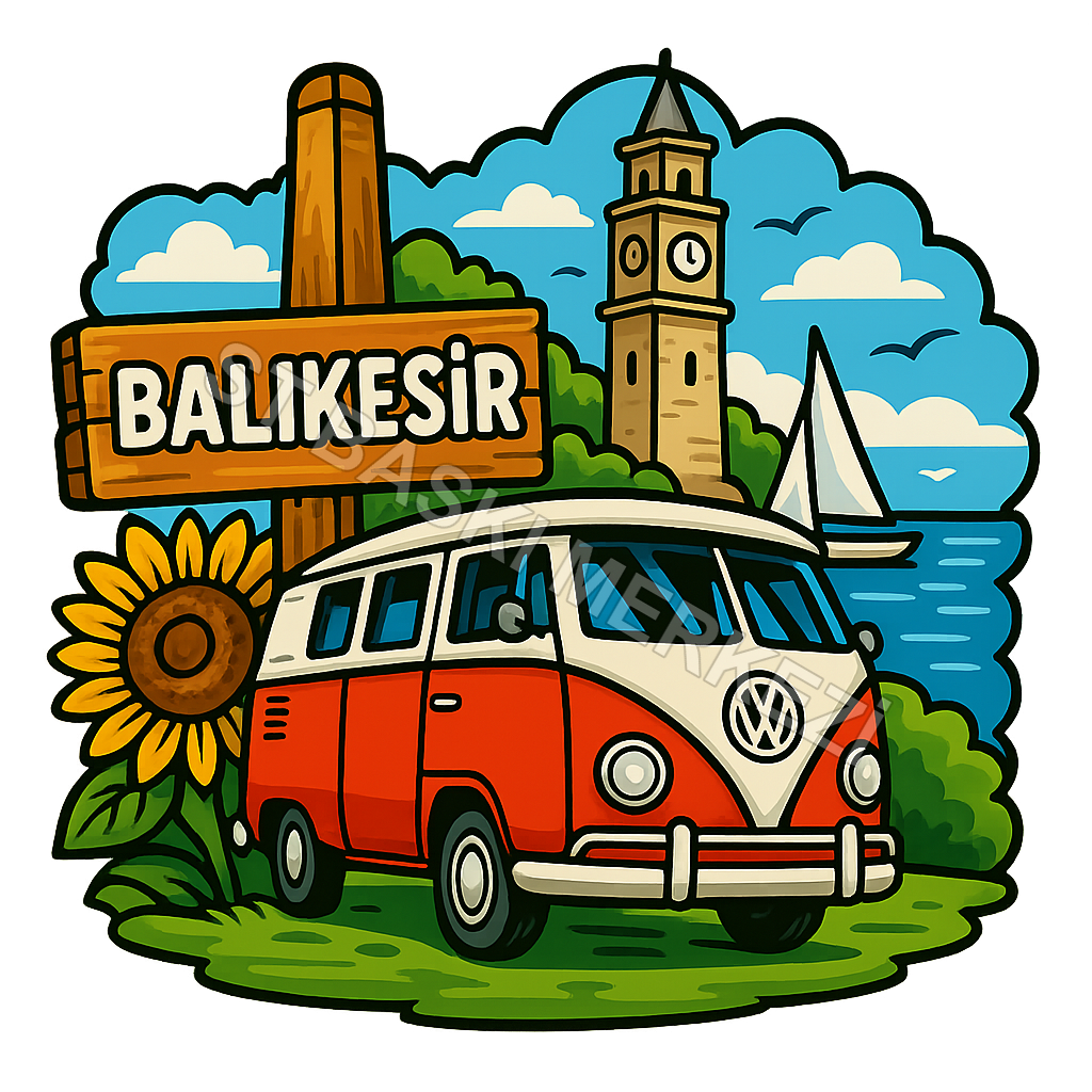 Balıkesir Ahşap Magnet – Toptan UV Baskılı Retro Hediyelik Magnet