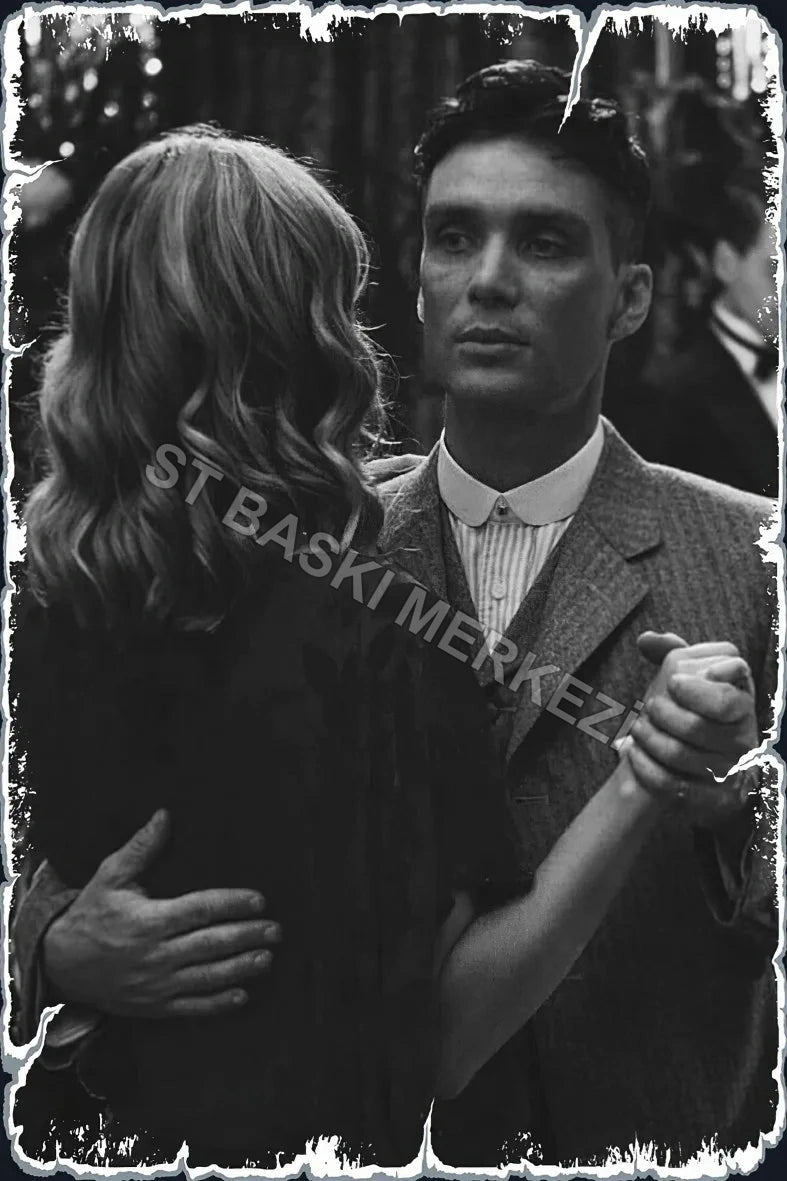 Peaky Blinders Retro Ahşap Poster No:446