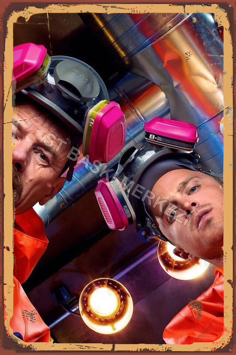 Breaking Bad Retro Ahşap Poster No:881