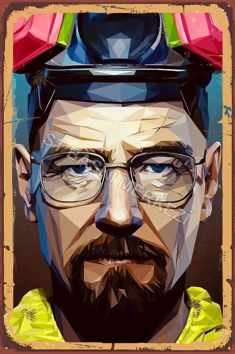 Breaking Bad Retro Ahşap Poster No:880