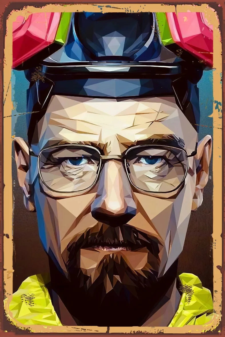 Breaking Bad Retro Ahşap Poster No:880