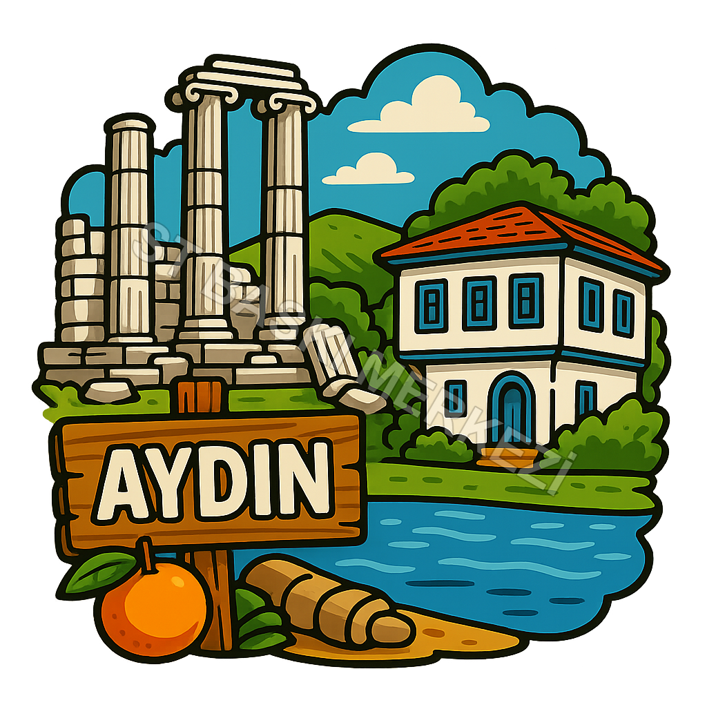 Aydın Ahşap Magnet – Toptan UV Baskılı Retro Hediyelik Magnet