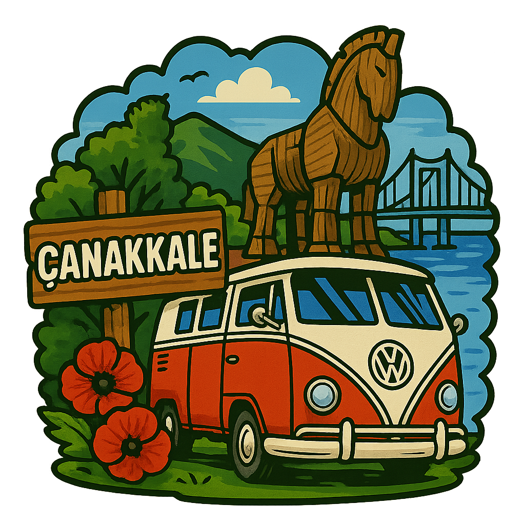 Çanakkale Ahşap Magnet – Toptan UV Baskılı Retro Hediyelik Magnet