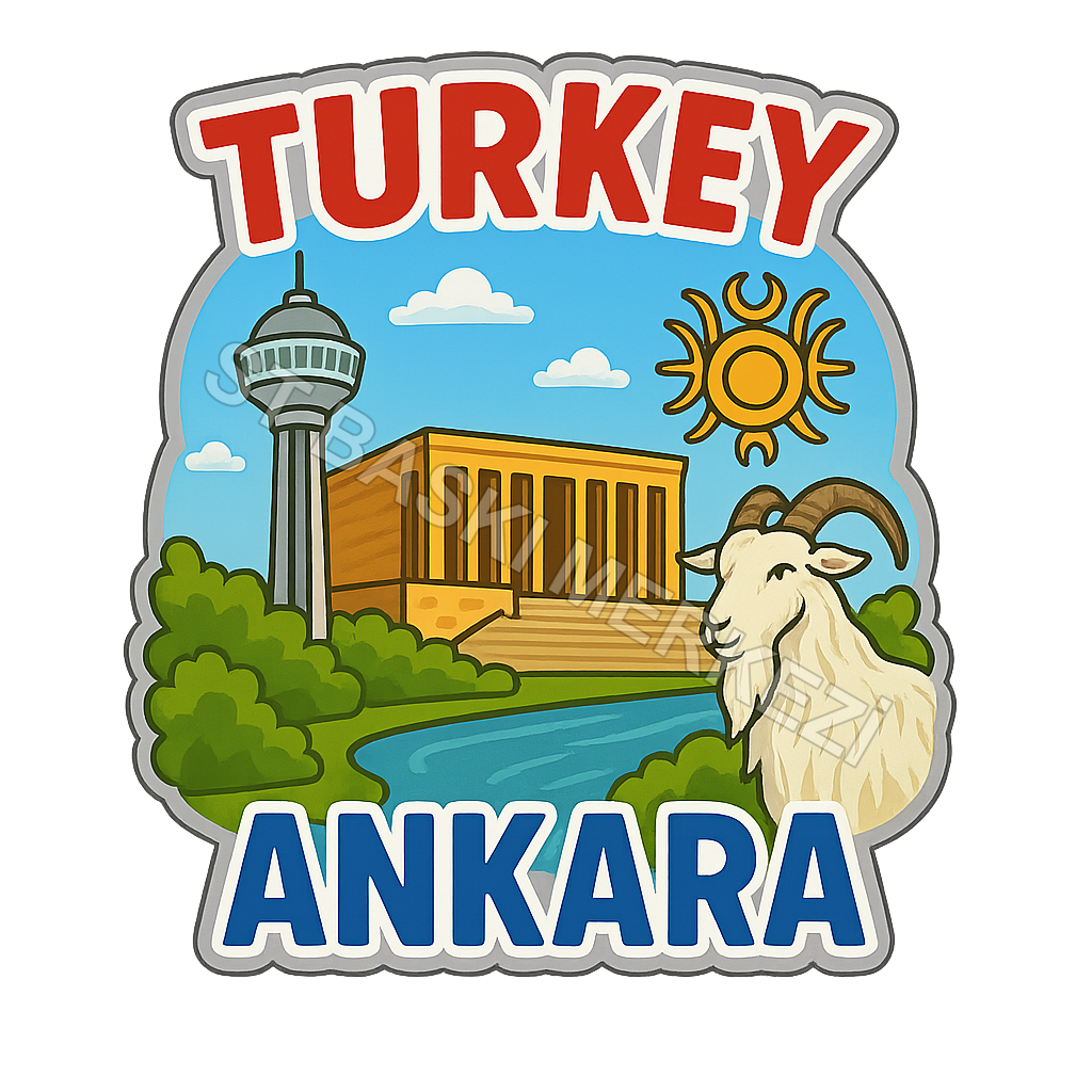 Frankfurt Holzmagnet – Großhandel UV-bedruckter Retro-Geschenkmagnet