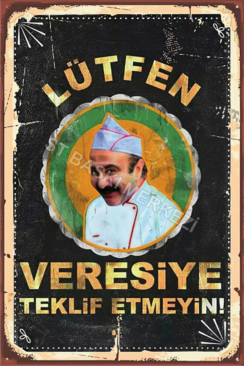 Erdal Bakkal Ahşap Poster No:540