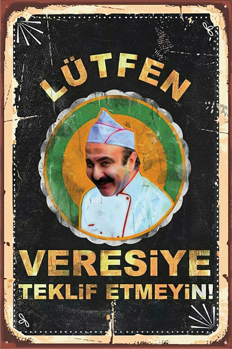 Erdal Bakkal Ahşap Poster No:540