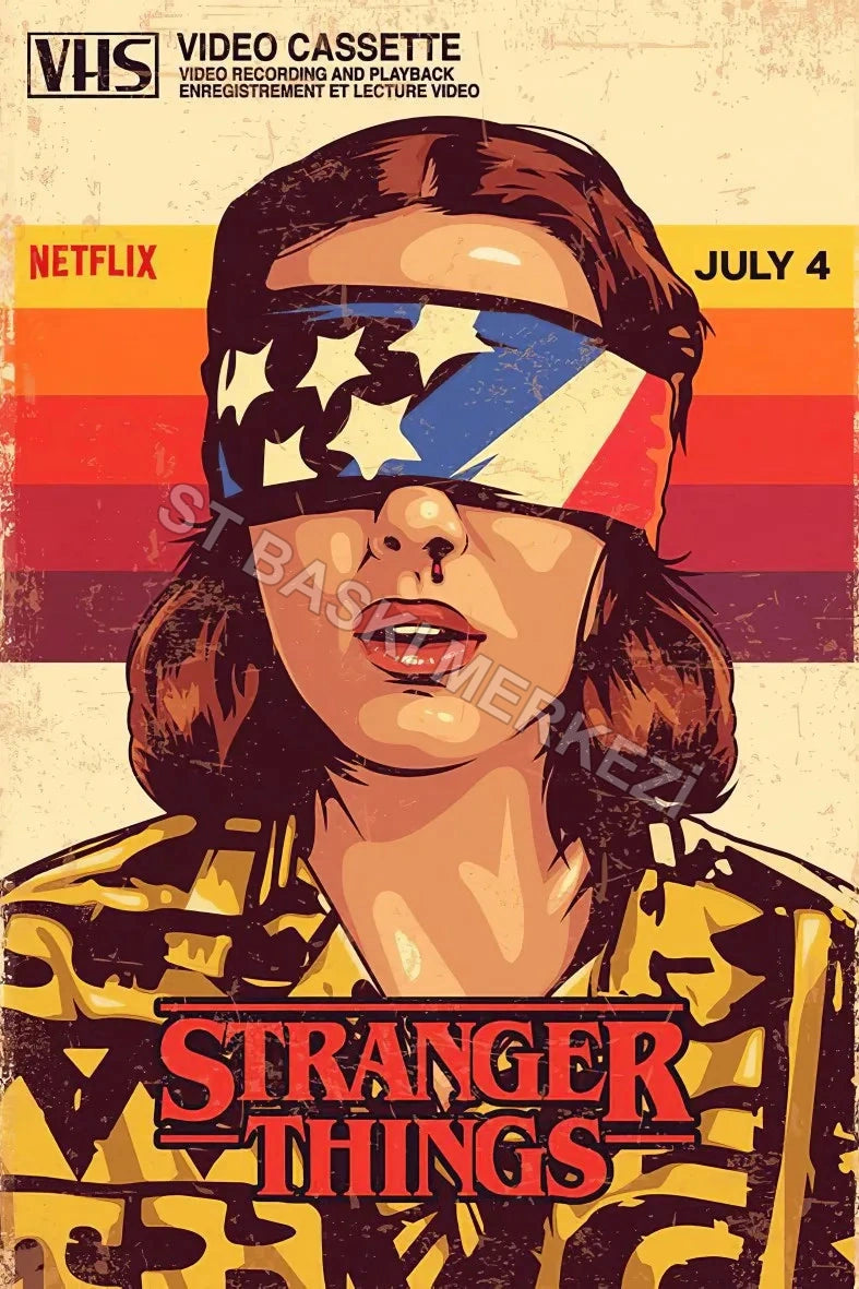 Stranger Things Ahşap Poster No:790