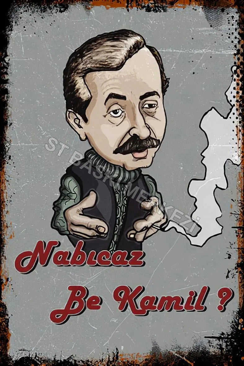Nabıcaz Be Kamil Retro Poster No:195
