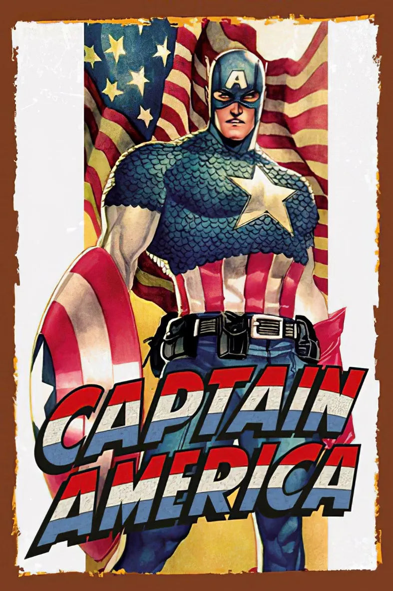 Kaptan Amerika Ahşap Poster No:230