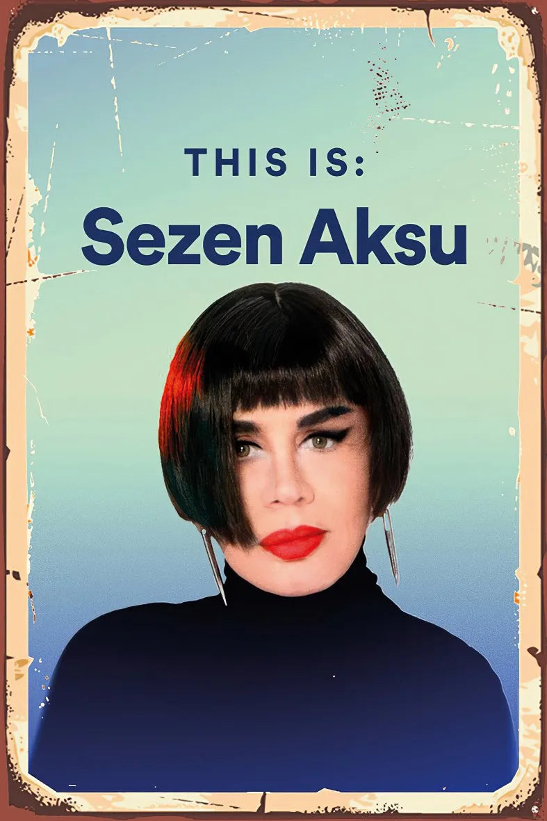 Sezen Aksu Retro Ahşap Poster No:500