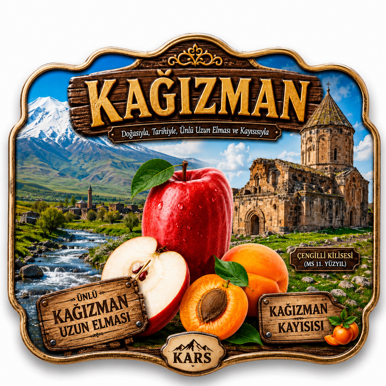Ahşap Magnet ürün görseli
