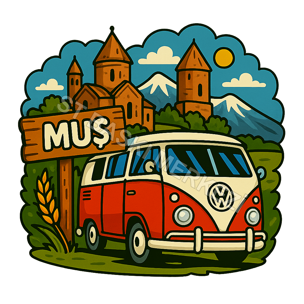 Muş Ahşap Magnet – Toptan UV Baskılı Retro Hediyelik Magnet
