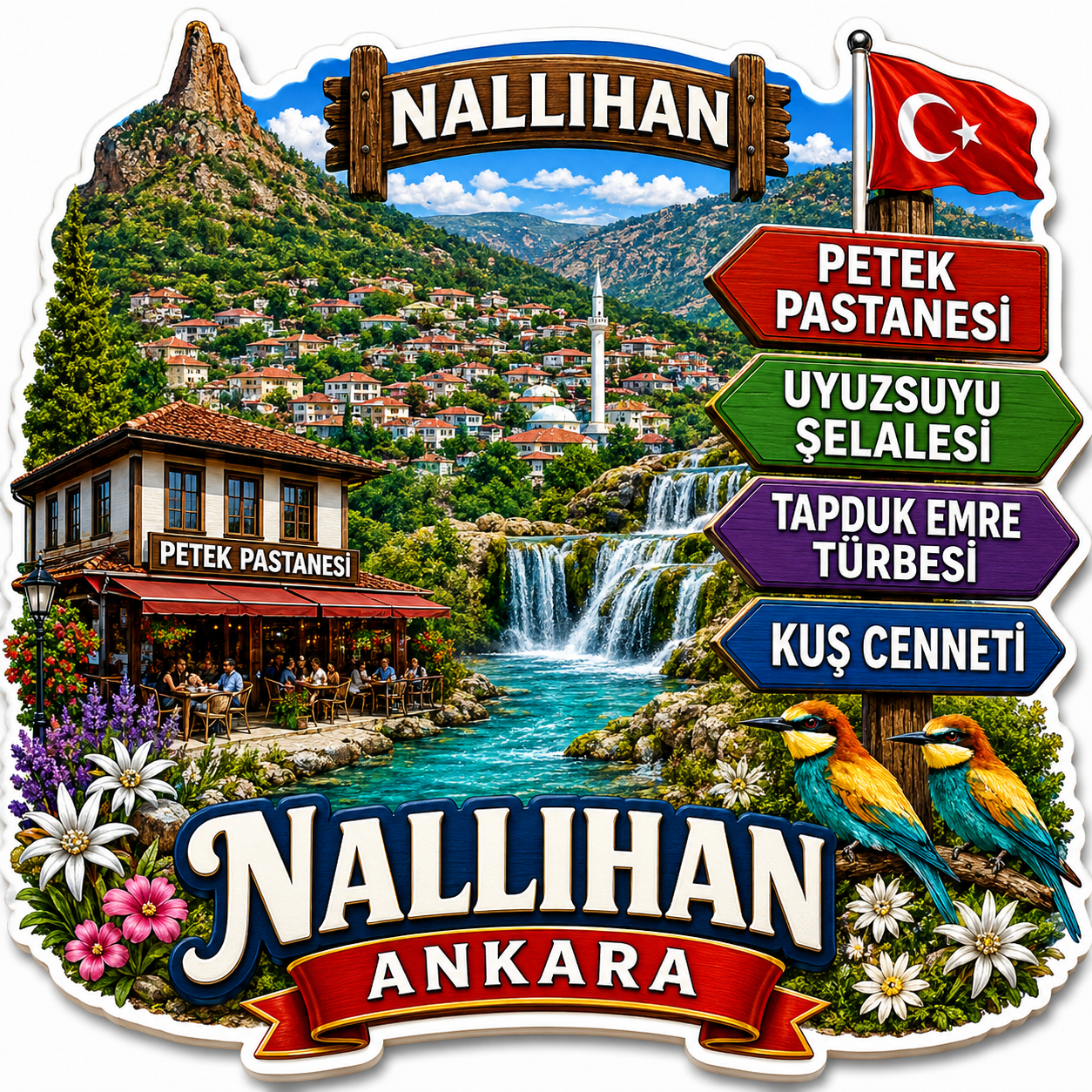 AhÅŸap magnet Ã¼rÃ¼n gÃ¶rseli
