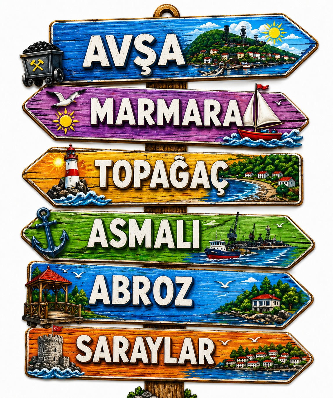 Ahşap magnet ürün görseli