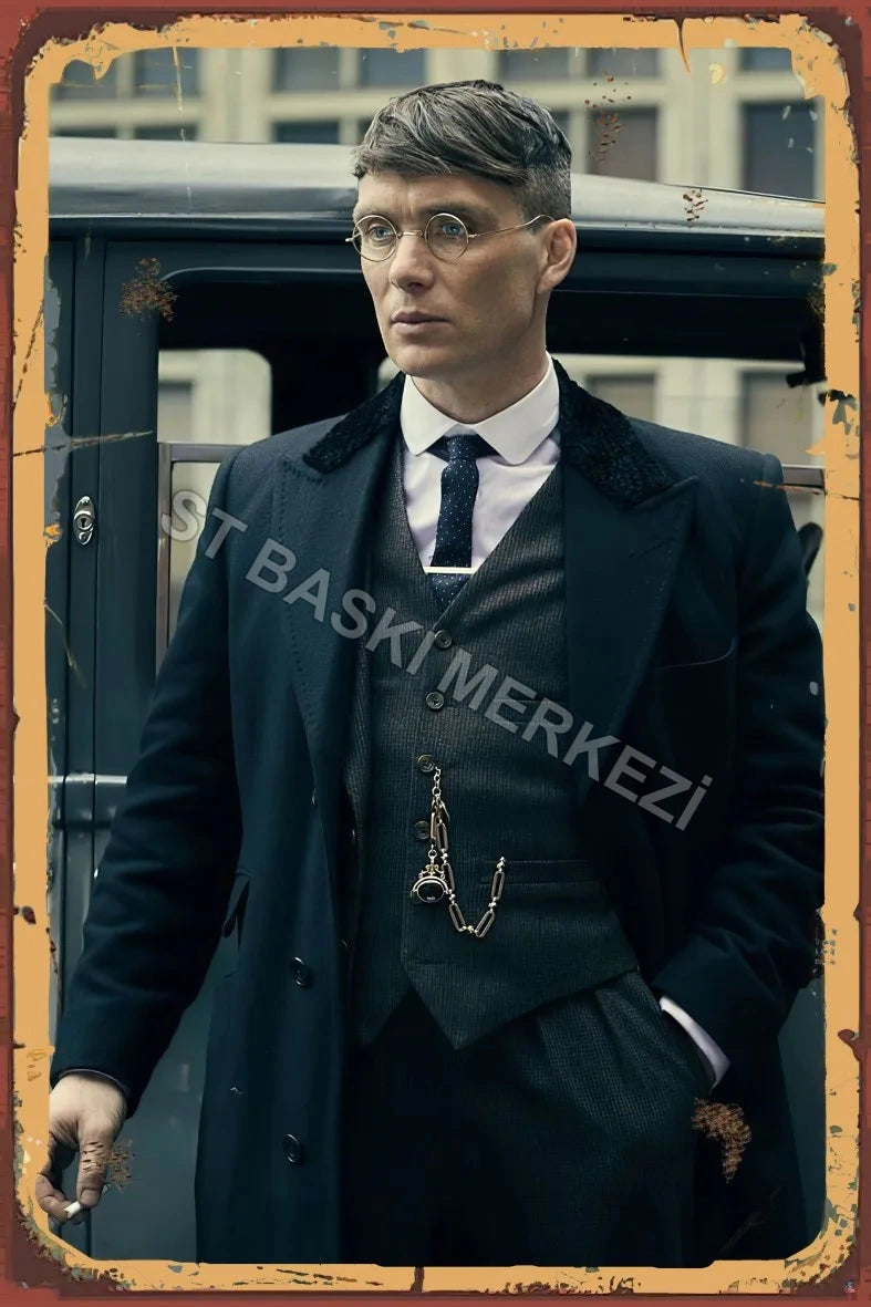 Peaky Blinders Retro Ahşap Poster No:951