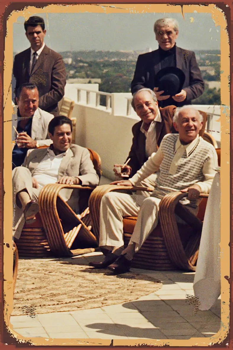 The Godfather Retro Ahşap Poster No:937