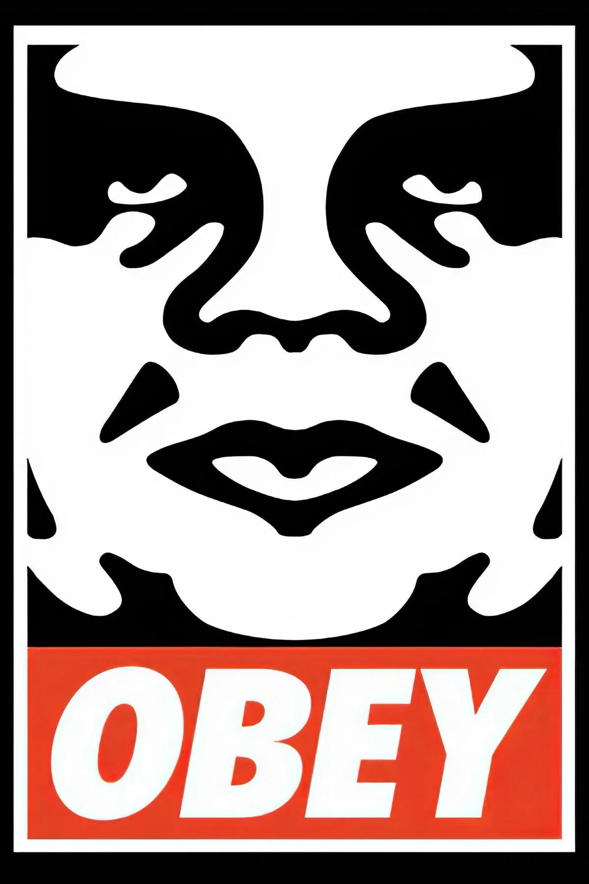 Obey Retro Ahşap Poster No: 7
