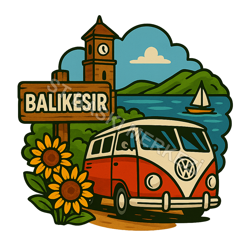 Balıkesir Ahşap Magnet – Toptan UV Baskılı Retro Hediyelik Magnet