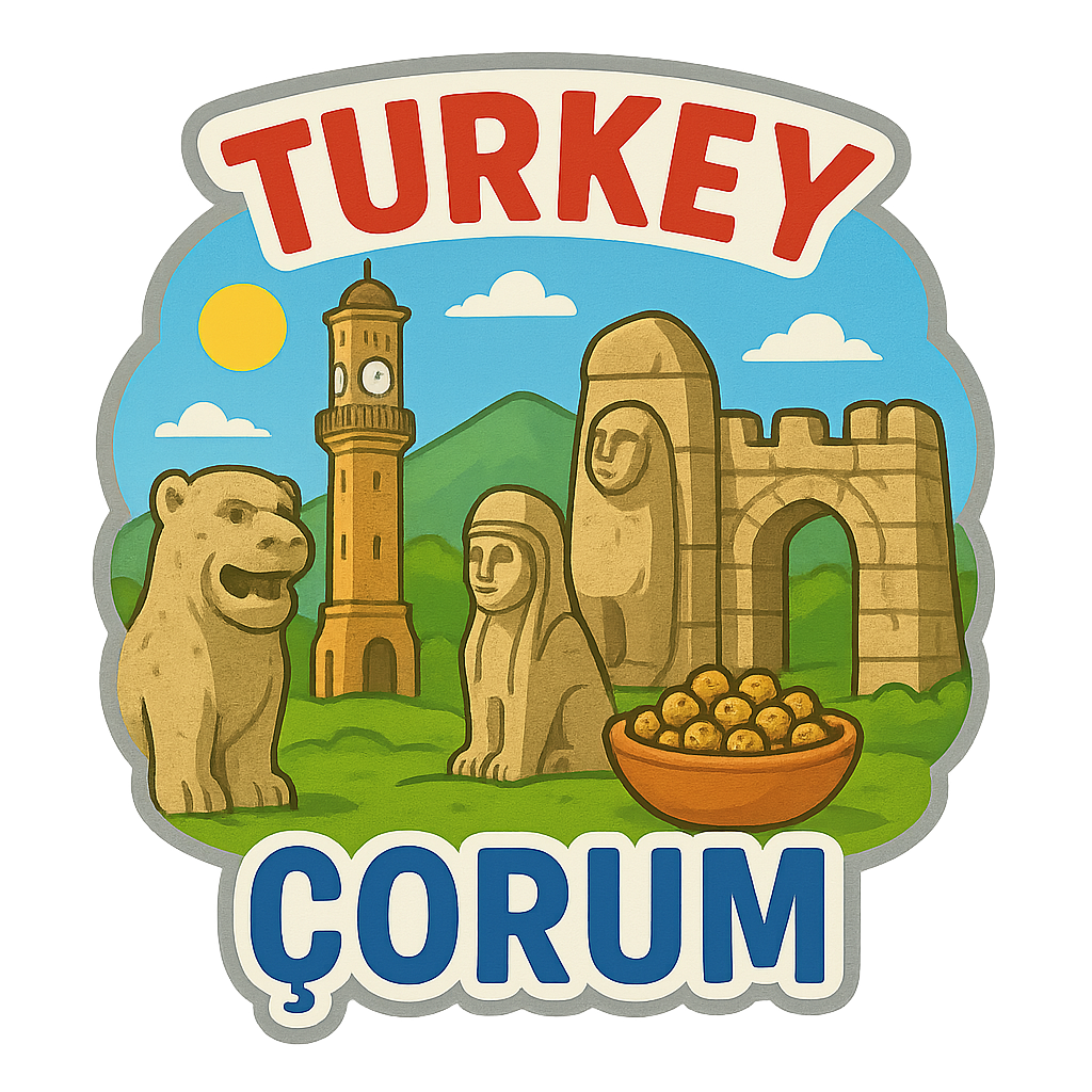 Çorum Ahşap Magnet – Toptan UV Baskılı Retro Hediyelik Magnet