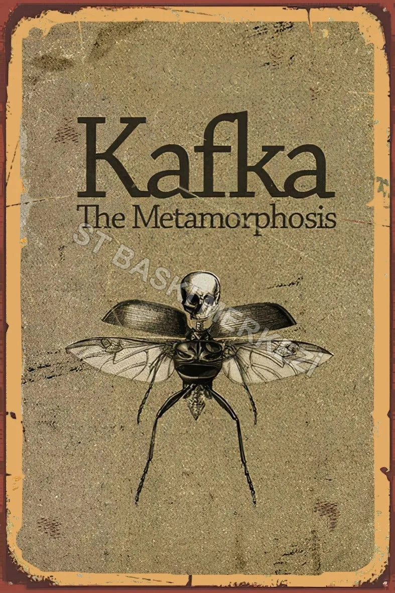 Franz Kafka Retro Ahşap Poster No:694