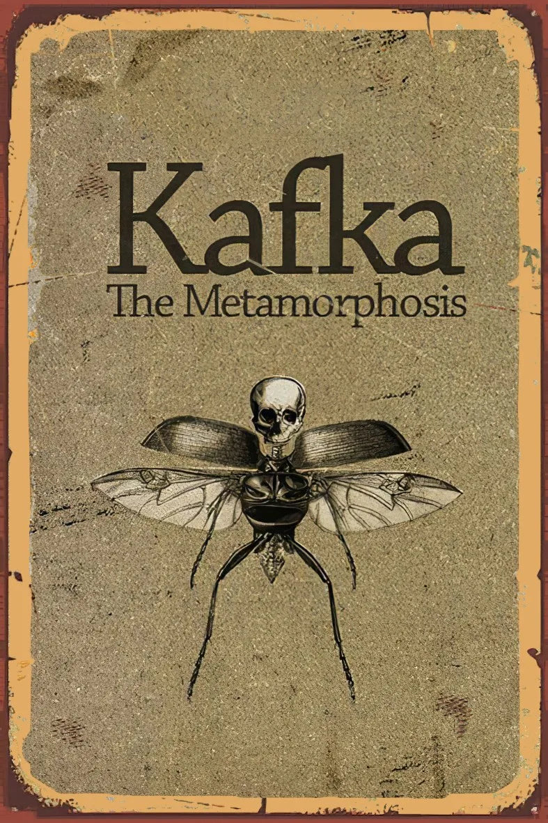 Franz Kafka Retro Ahşap Poster No:694