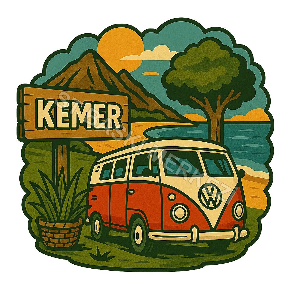 Kemer Ahşap Magnet – Toptan UV Baskılı Retro Hediyelik Magnet