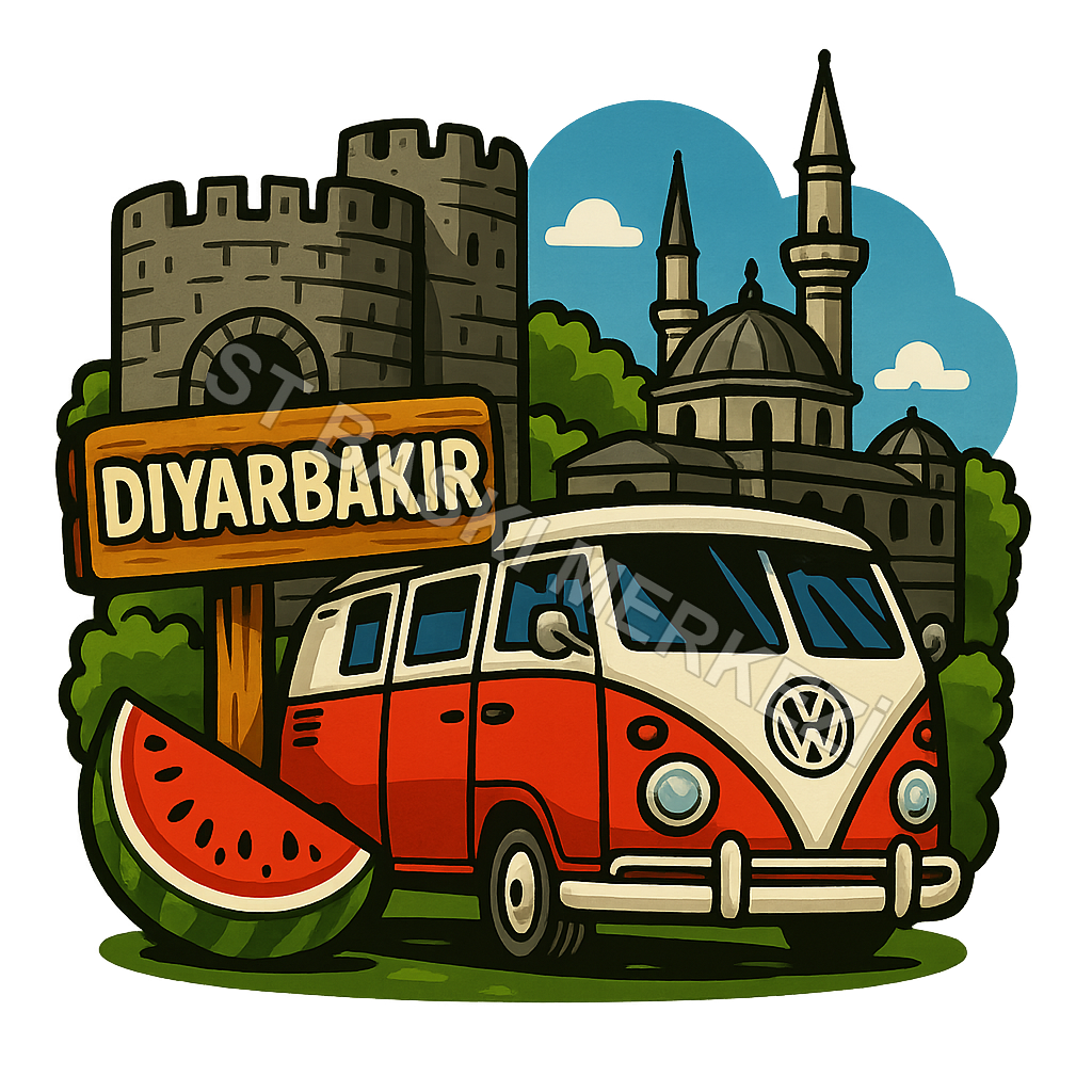 Diyarbakır Ahşap Magnet – Toptan UV Baskılı Retro Hediyelik Magnet