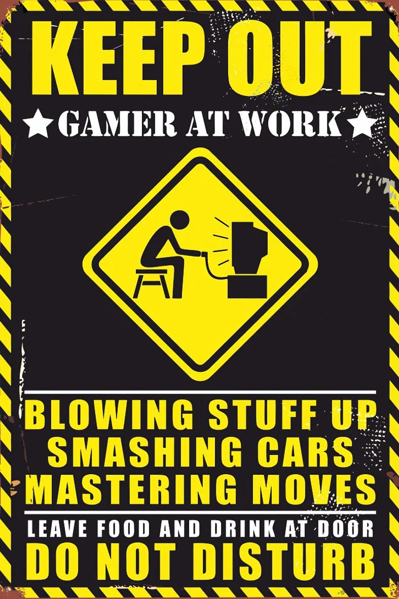 Keep Out Retro Ahşap Poster No:528