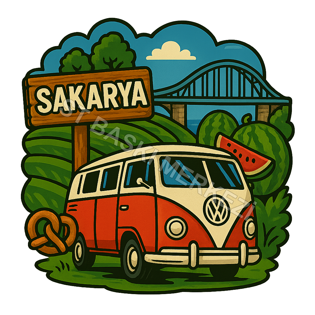 Sakarya Ahşap Magnet – Toptan UV Baskılı Retro Hediyelik Magnet