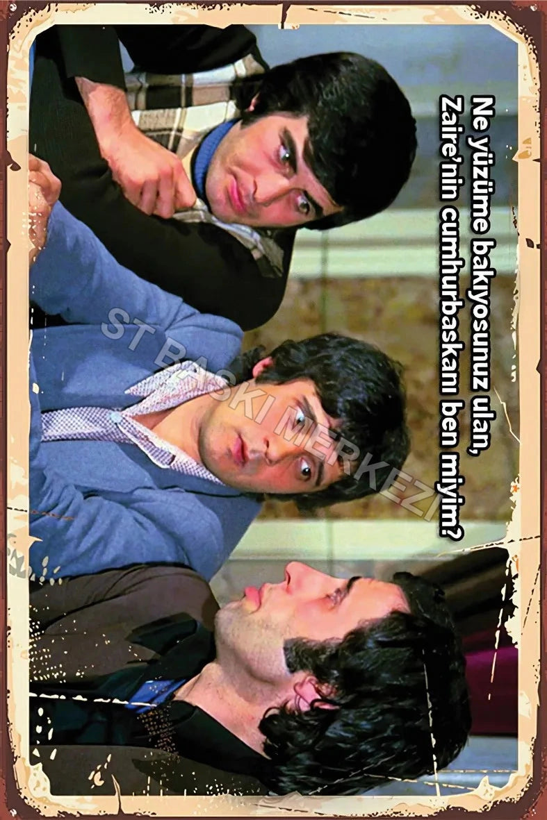 Yeşilçam Retro Ahşap Poster No:425