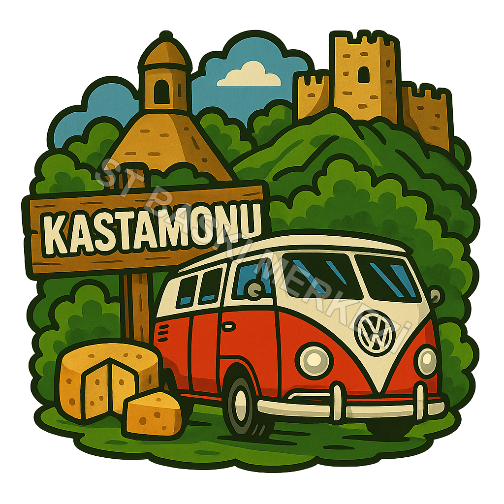 Kastamonu Ahşap Magnet – Toptan UV Baskılı Retro Hediyelik Magnet