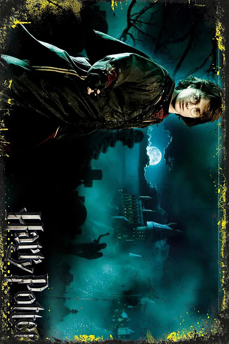Harry Potter Retro Ahşap Poster No:391