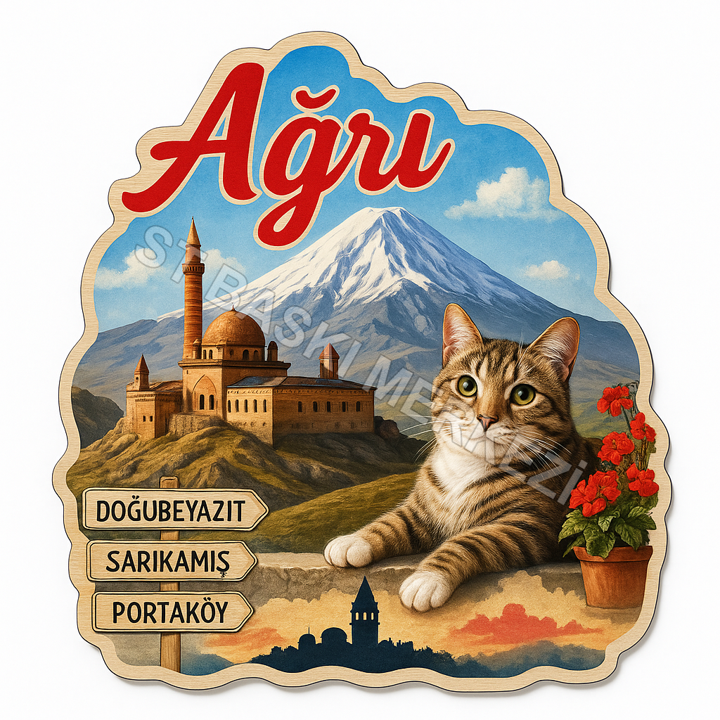 Ahşap magnet ürün görseli