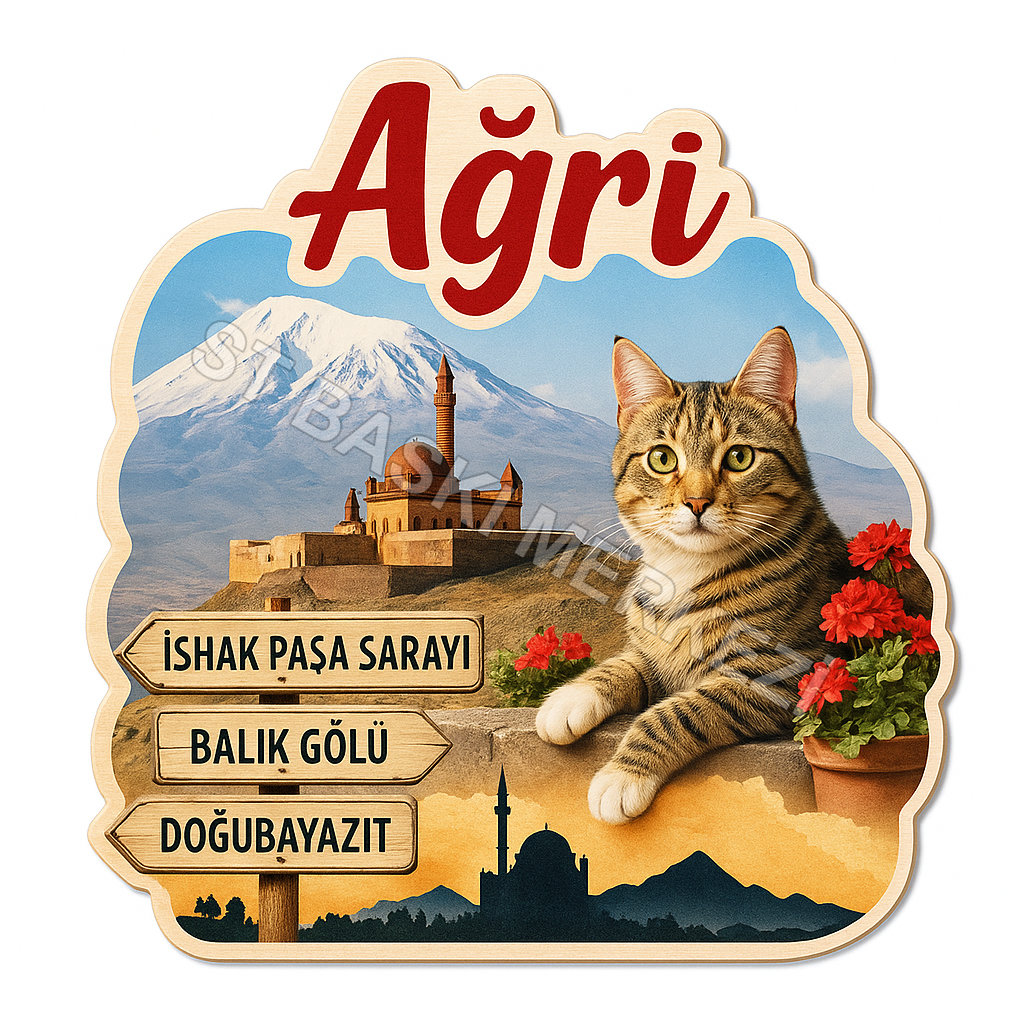 Ahşap magnet ürün görseli