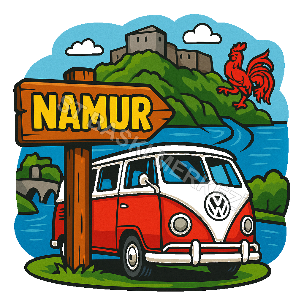 Namur Ahşap Magnet – Toptan UV Baskılı Retro Hediyelik Magnet