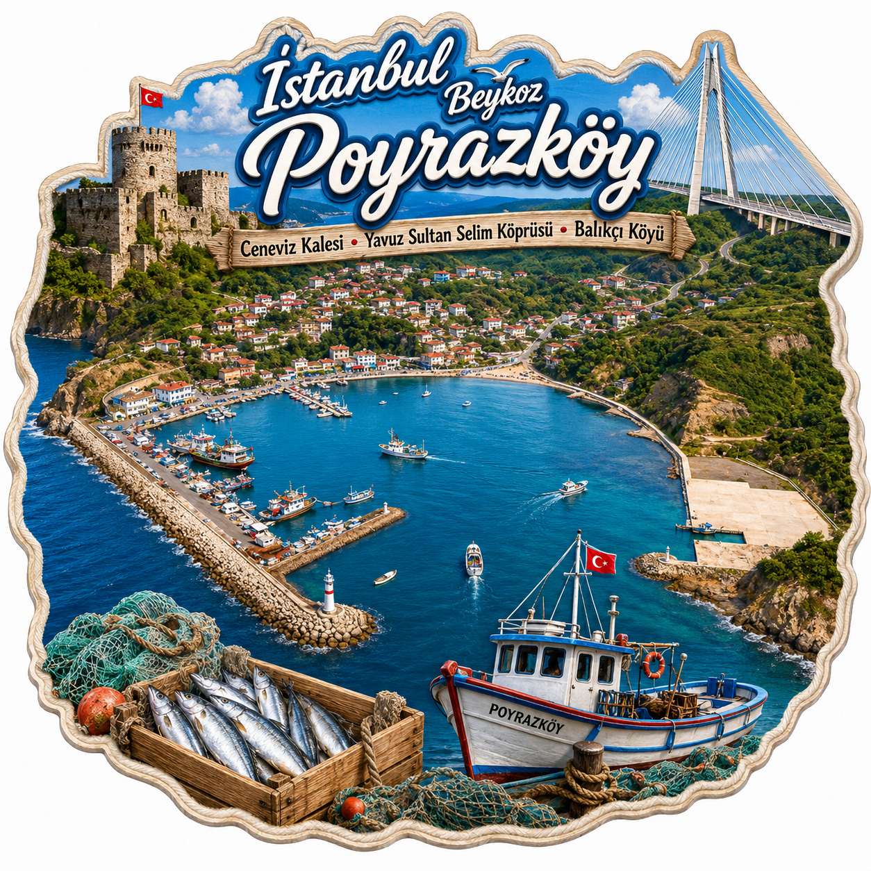 Ahşap magnet ürün görseli