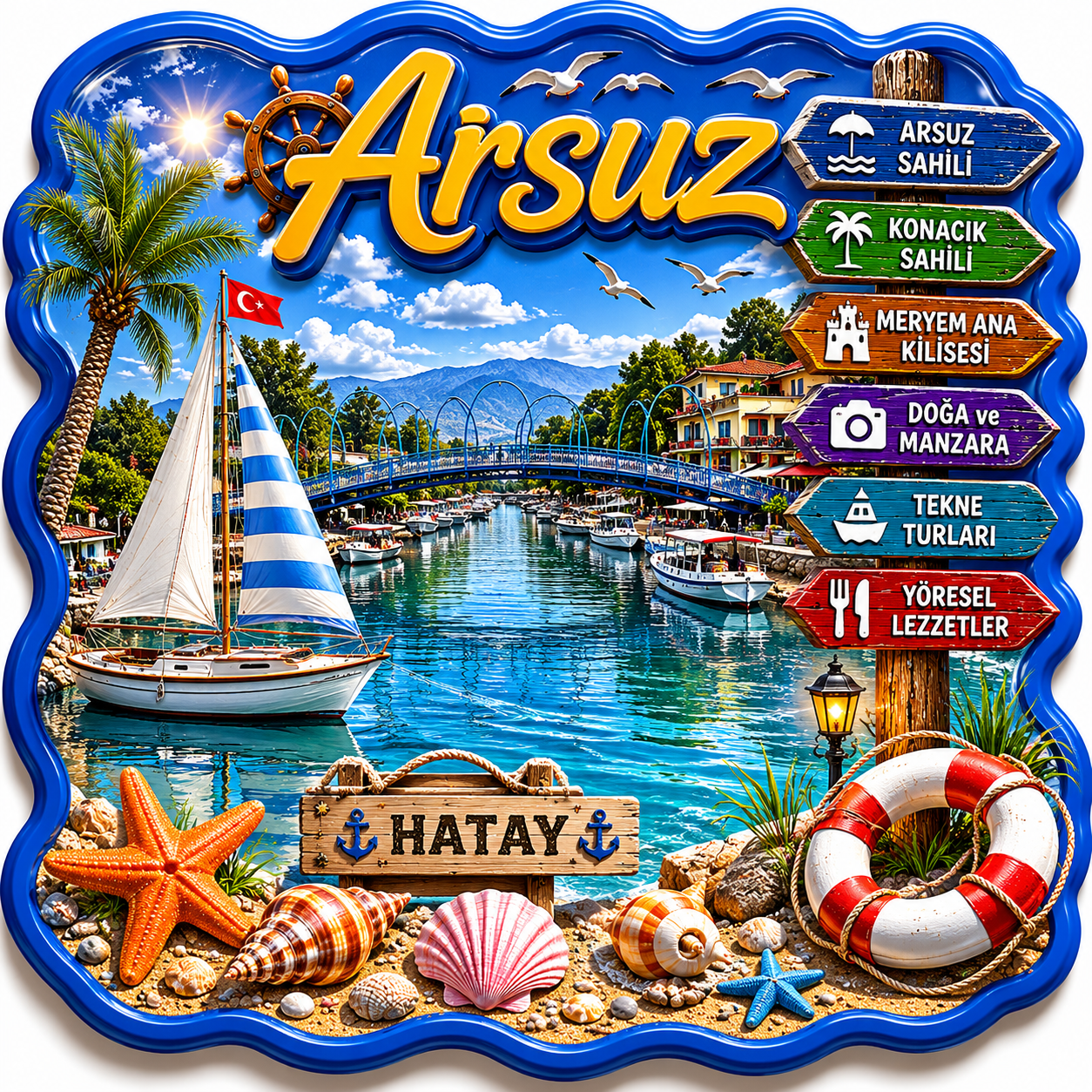 Ahşap magnet ürün görseli