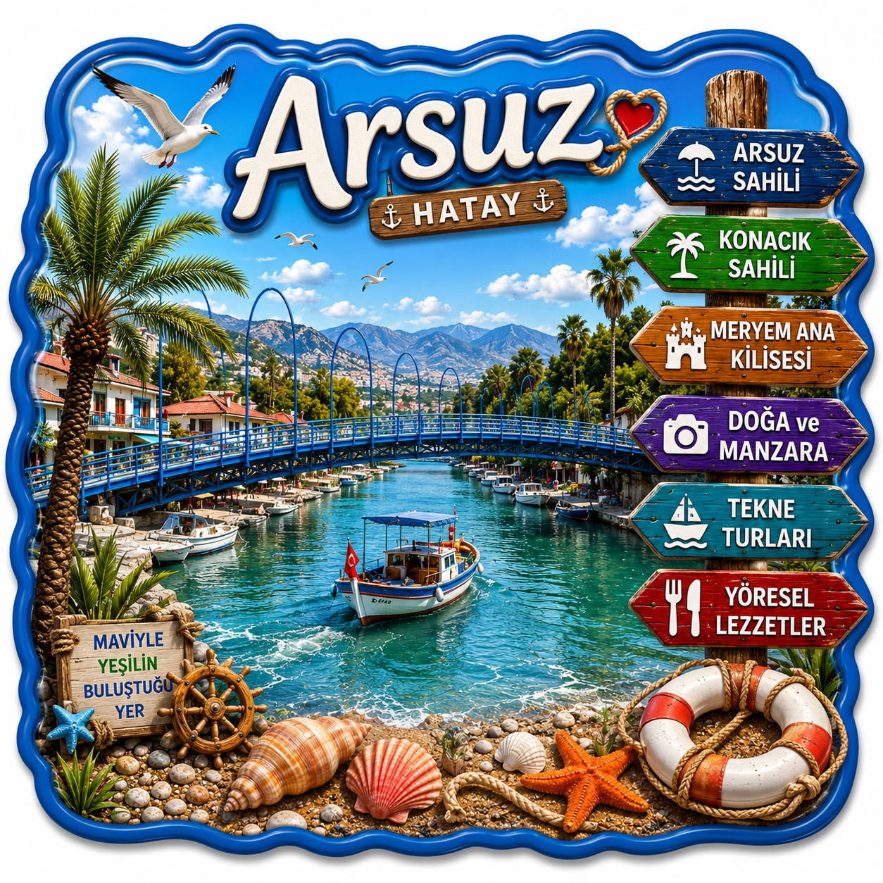 Ahşap magnet ürün görseli