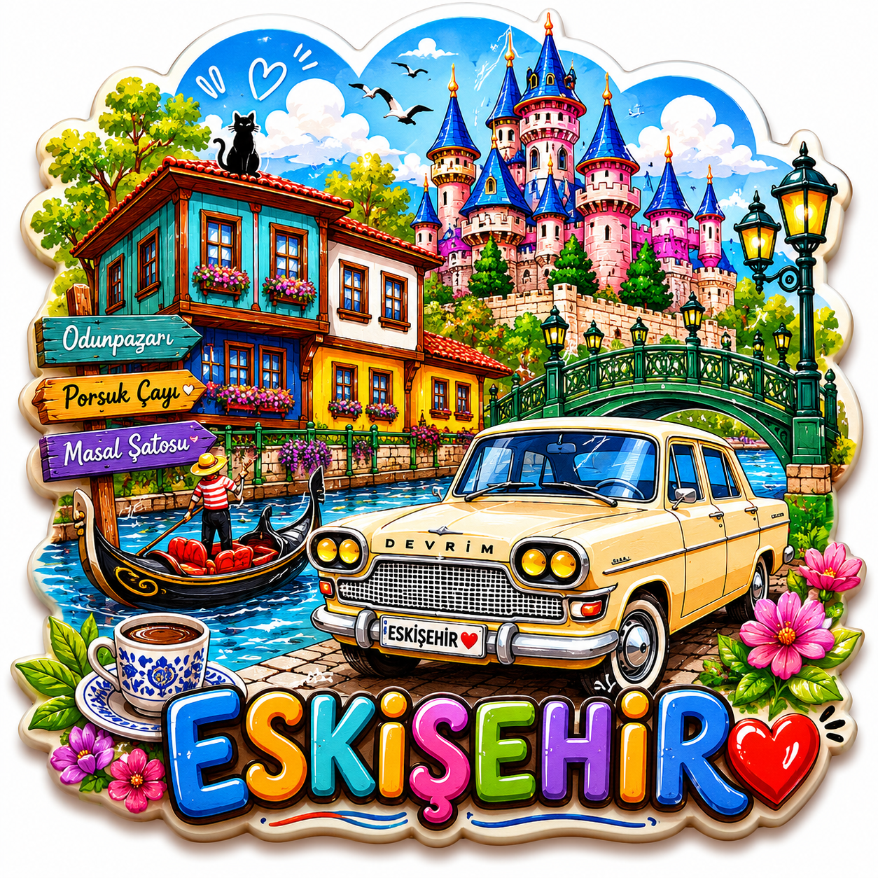 Ahşap magnet ürün görseli