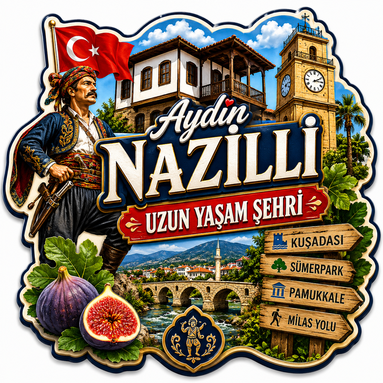 Ahşap magnet ürün görseli
