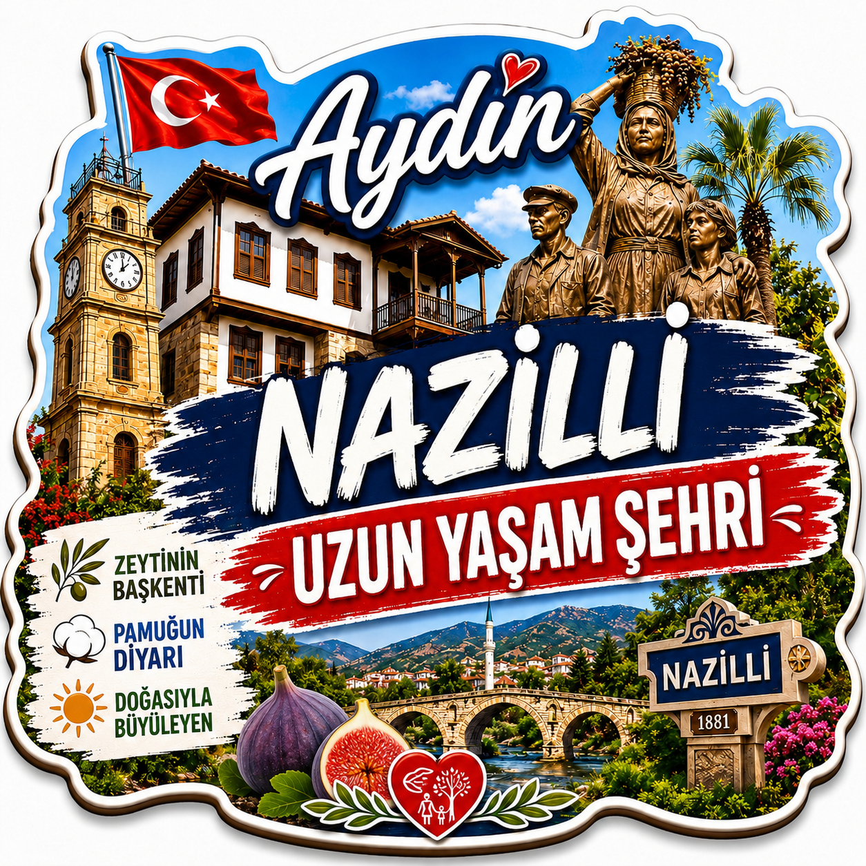 Ahşap magnet ürün görseli