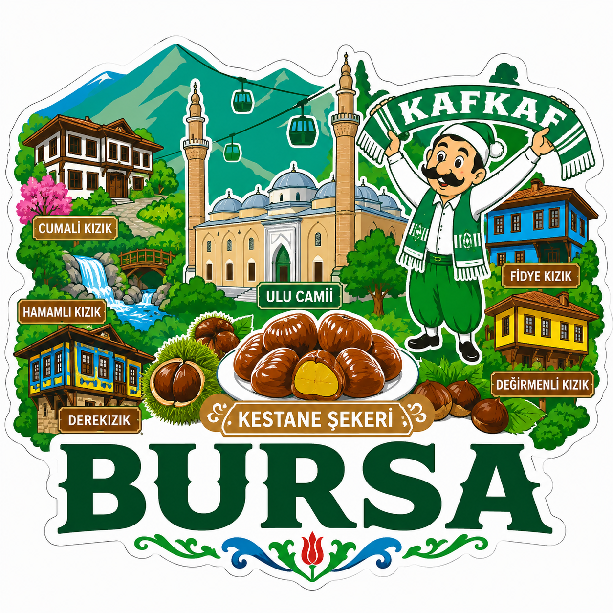 Ahşap magnet ürün görseli