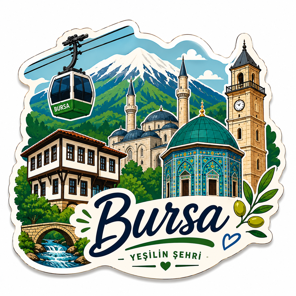 Ahşap magnet ürün görseli