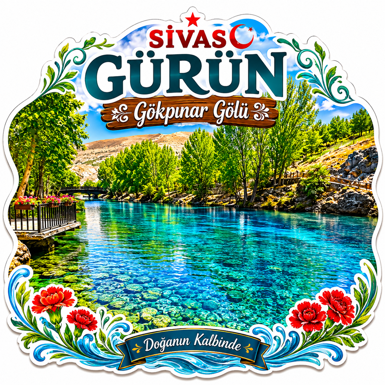 Ahşap magnet ürün görseli