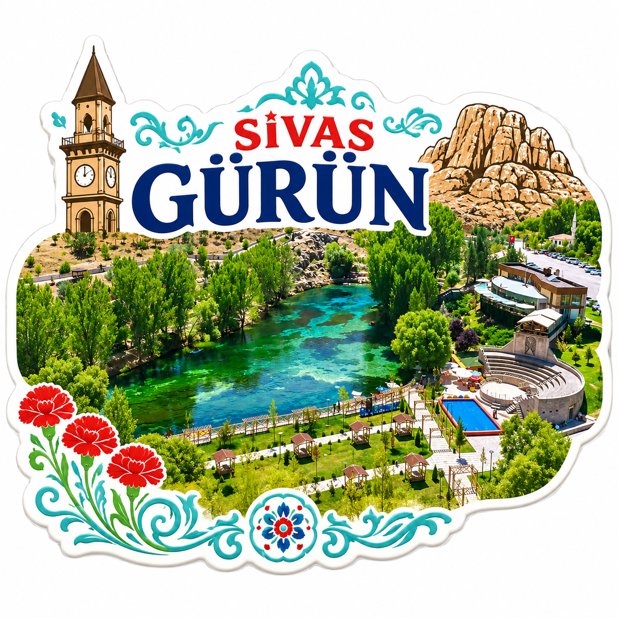 Ahşap magnet ürün görseli