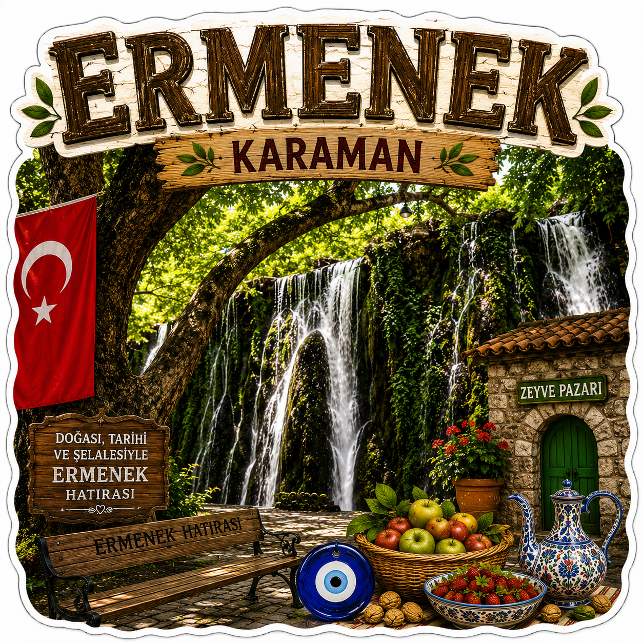 AhÅŸap magnet Ã¼rÃ¼n gÃ¶rseli