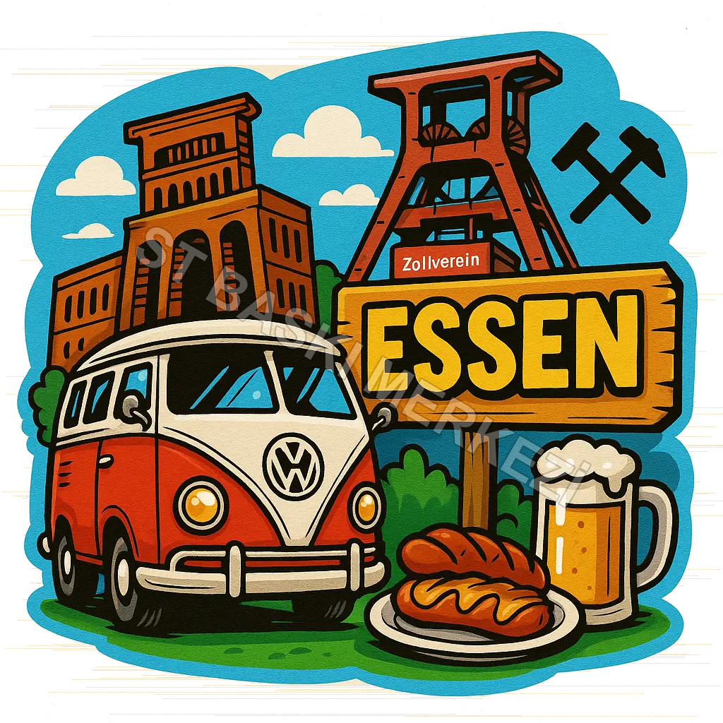 Essen Ahşap Magnet – Toptan UV Baskılı Retro Hediyelik Magnet - ST Baskı Merkezi