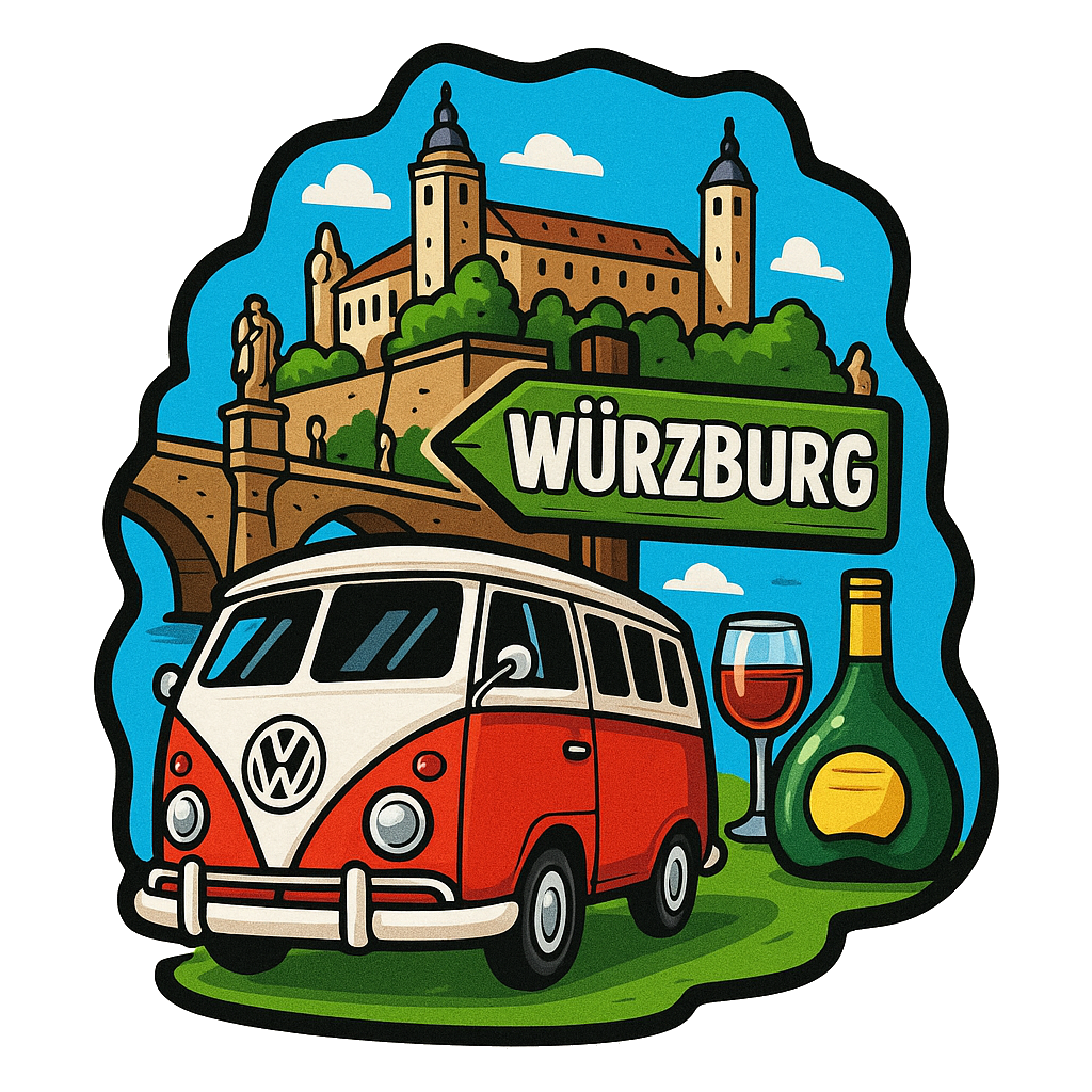 Würzburg Ahşap Magnet – Toptan UV Baskılı Retro Hediyelik Magnet