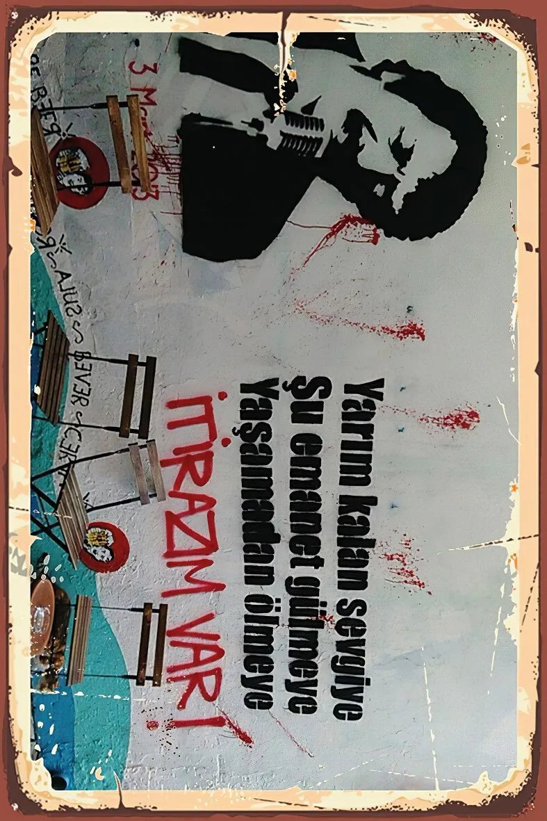 Müslüm Gürses Retro Ahşap Poster No:469